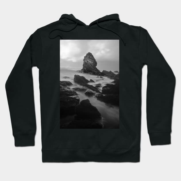 St. Gwenfaen's Pillar in Black & White Hoodie by dumbodancer